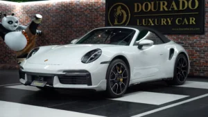 Porsche 911 Turbo S Cabriolet grey for sale in dubai 11