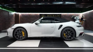 Porsche 911 Turbo S Cabriolet grey for sale in dubai 12
