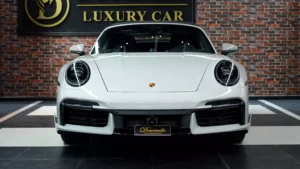 Porsche 911 Turbo S Cabriolet grey for sale in dubai 3