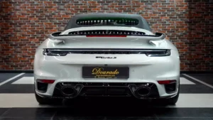 Porsche 911 Turbo S Cabriolet grey for sale in dubai 7