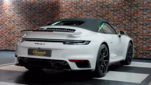Porsche 911 Turbo S Cabriolet grey for sale in dubai 8