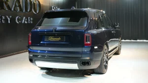 Rolls Royce Cullinan Black Badge in Blue Midnight Sapphire for sale in Dubai