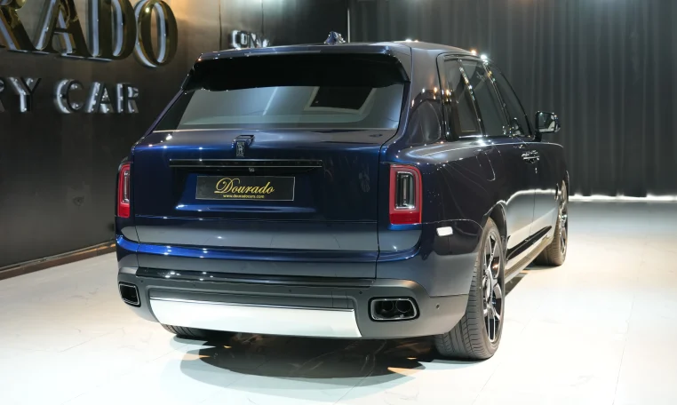 Rolls Royce Cullinan Black Badge in Blue Midnight Sapphire for sale in Dubai