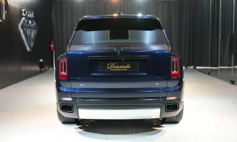 Rolls Royce Cullinan Black Badge in Blue Midnight Sapphire for sale in Dubai