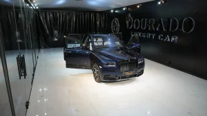 Rolls Royce Cullinan Black Badge in Blue Midnight Sapphire for sale in Dubai