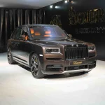 Rolls Royce Cullinan Black Badge in Brown Obsidian for sale in Dubai