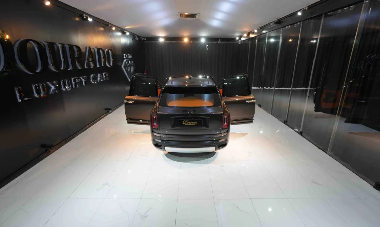 Buy Rolls Royce Cullinan Black Badge in Brown Obsidian exotic car