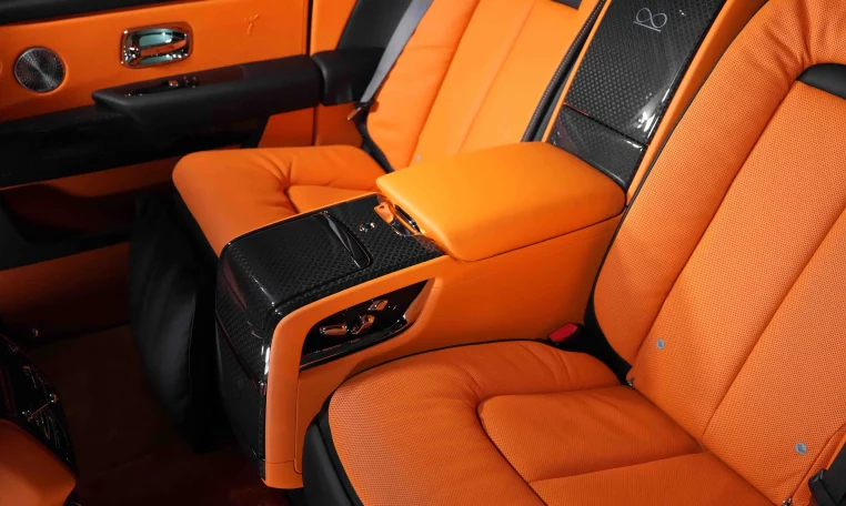 Buy Rolls Royce Cullinan Black Badge in Brown Obsidian luxury car in UAE