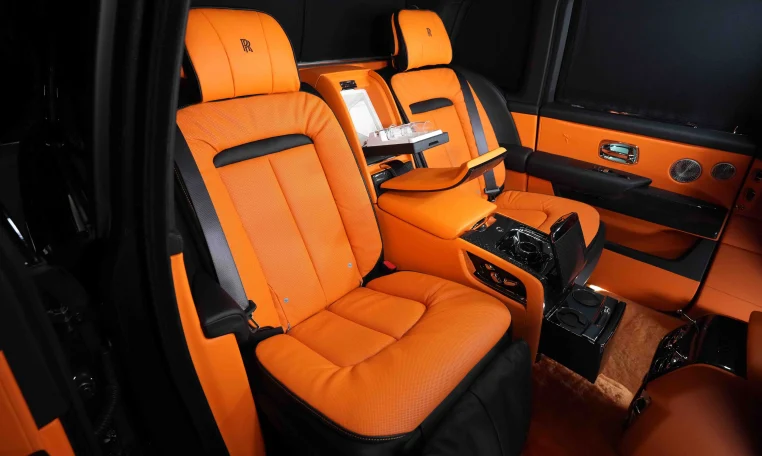 Rolls Royce Cullinan Black Badge in Brown Obsidian luxury car Dealer in Dubai