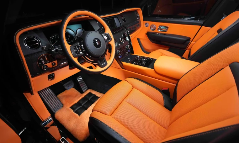 Rolls Royce Cullinan Black Badge in Brown Obsidian luxury car for sale