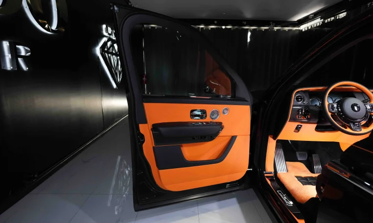 Rolls Royce Cullinan Black Badge in Brown Obsidian exotic car for sale in Dubai