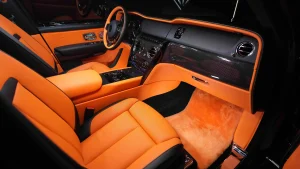 Dubai Rolls Royce Cullinan Black Badge in Brown Obsidian exotic car for sale