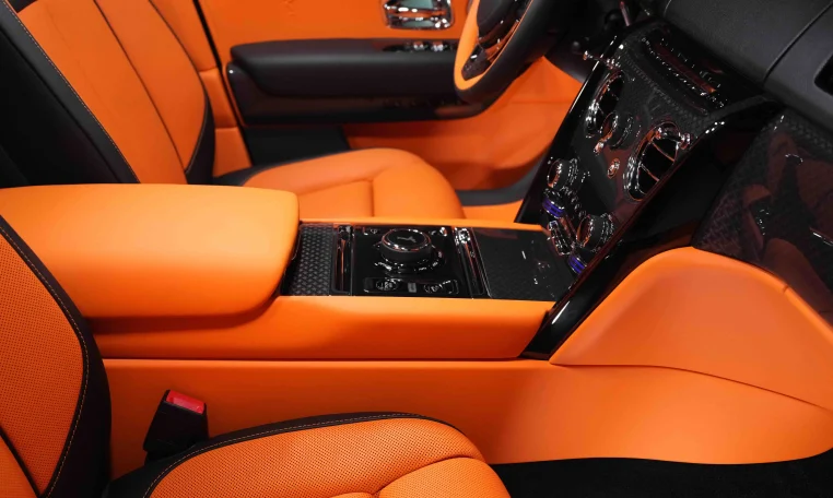 Dubai Rolls Royce Cullinan Black Badge in Brown Obsidian luxury car for sale