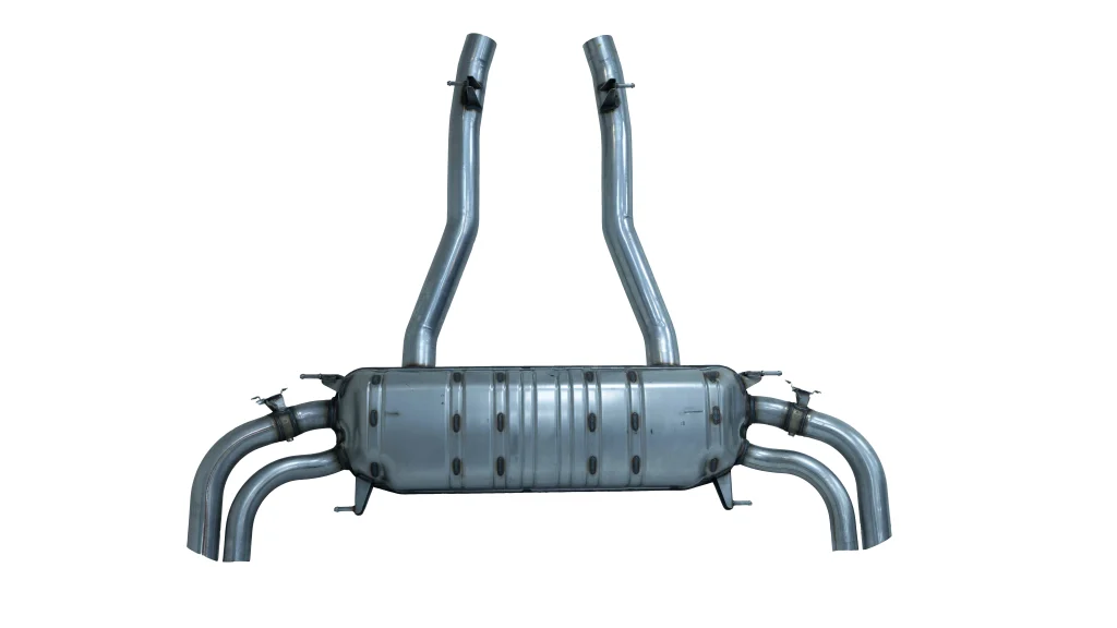 Rolls Royce Cullinan Full Stock Exhaust System Silver OEM 10218010 for sale in Dubai