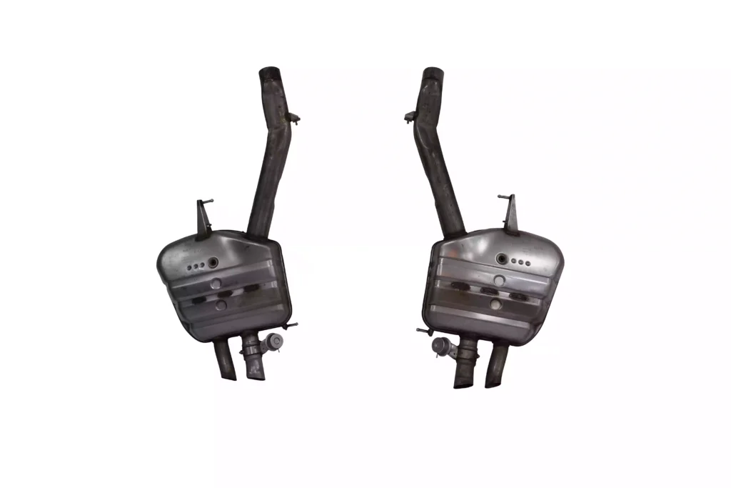 ROLLS-ROYCE WRAITH LH & RH EXHAUST MUFFLER Silver OEM 7591640 7591641 for sale in dubai 01