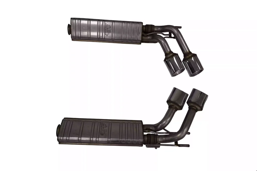 Mercedes-Benz G-63 Exhaust System LH & RH with mufflers Silver OEM A4634901504 for sale in dubai 02