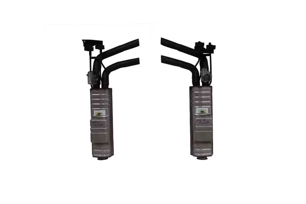 Mercedes-Benz G-63 Exhaust System LH & RH Silver and Black OEM A4634901504 for sale in dubai 01