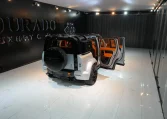 Land Rover Defender 110 P400 X Edition Lumma CLR LD Car in Hakuba Silver & Narvik Black Luxury Car for sale in Dubai