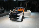 Buy Land Rover Defender 110 P400 X Edition Lumma CLR LD Car in Hakuba Silver & Narvik Black Luxury Car in Dubai