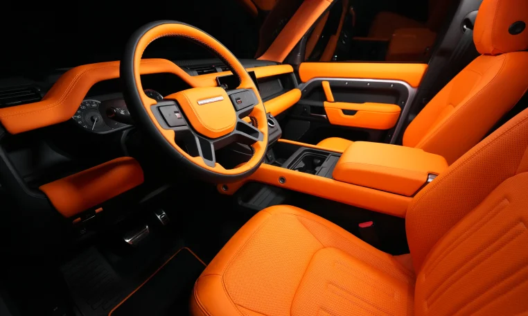 Buy Land Rover Defender 110 P400 X Edition Lumma CLR LD Car in Hakuba Silver & Narvik Black Luxury Car in Dubai UAE