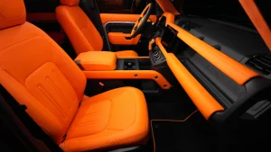 Land Rover Defender 110 P400 X Edition Lumma CLR LD in Hakuba Silver & Narvik Black car in Dubai for sale