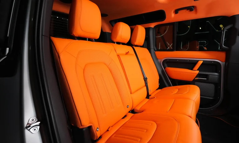 2024 Land Rover Defender 110 P400 X Edition Lumma CLR LD in Hakuba Silver & Narvik Black for sale in Dubai