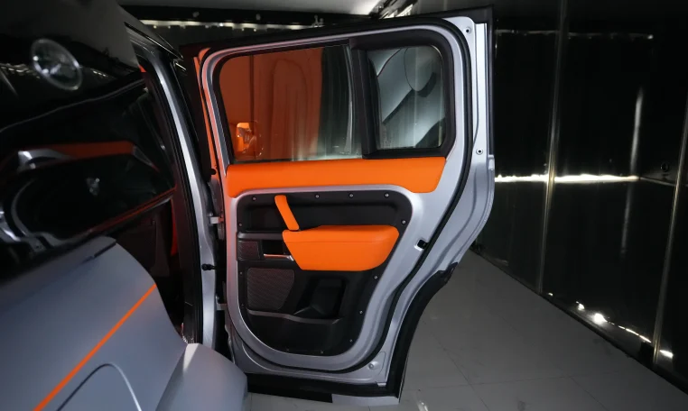 Land Rover Defender 110 P400 X Edition Lumma CLR LD 2024 in Hakuba Silver & Narvik Black for sale in Dubai