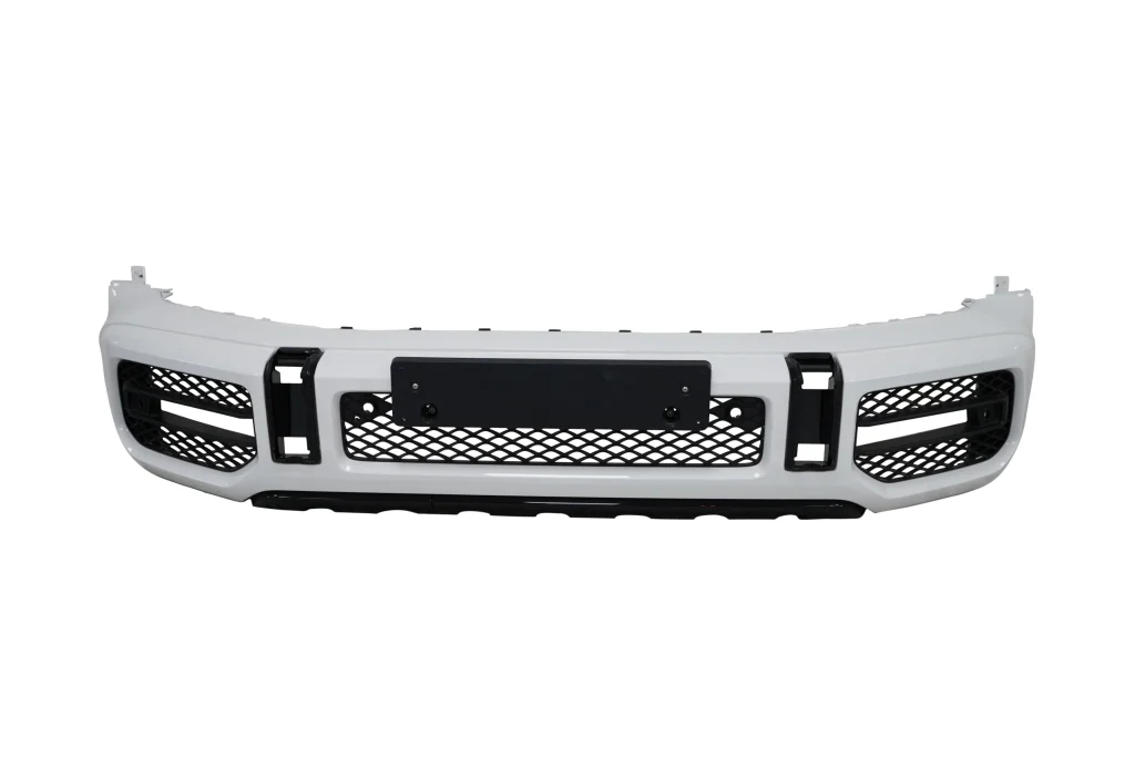 Mercedes-Benz G-63 Front Lower Bumper Gloss Snow White for sale in dubai