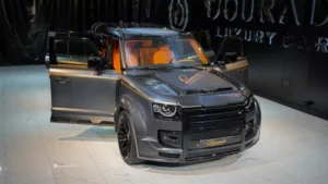 Land Rover Defender P525 Lumma CLR LD grey for sale in dubai 9