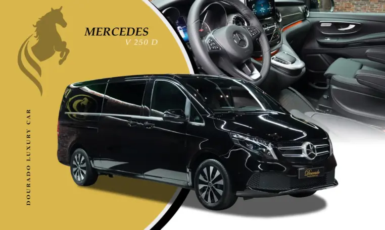 2023 Mercedes-Benz V250 Diesel (LWB) Van with Elegant Black Leather Seats