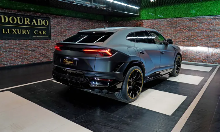 Lamborghini Urus S with yellow interior for sale in Dubai