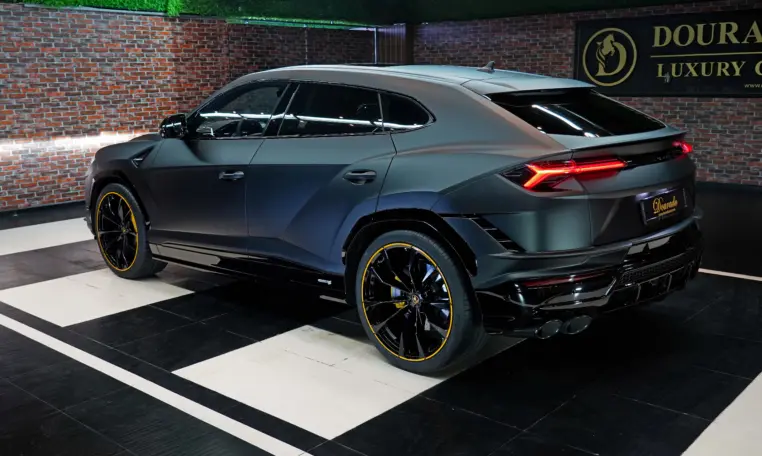 Lamborghini Urus S with yellow interior for sale in Dubai