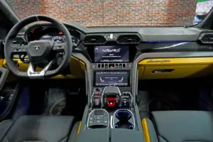 Lamborghini Urus S with yellow interior for sale in Dubai