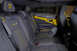 Lamborghini Urus S with yellow interior for sale in Dubai
