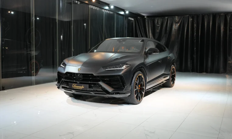 Lamborghini Urus S orange luxury car for sale at Dubai