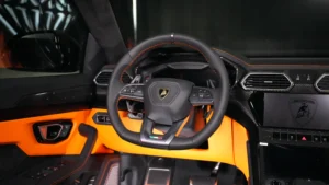 Lamborghini Urus S orange luxury car for sale at Dubai