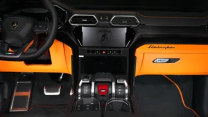 Lamborghini Urus S orange luxury car for sale at Dubai