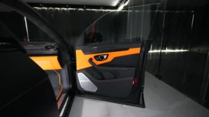Lamborghini Urus S orange luxury car for sale at Dubai