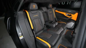 Lamborghini Urus S orange luxury car for sale at Dubai