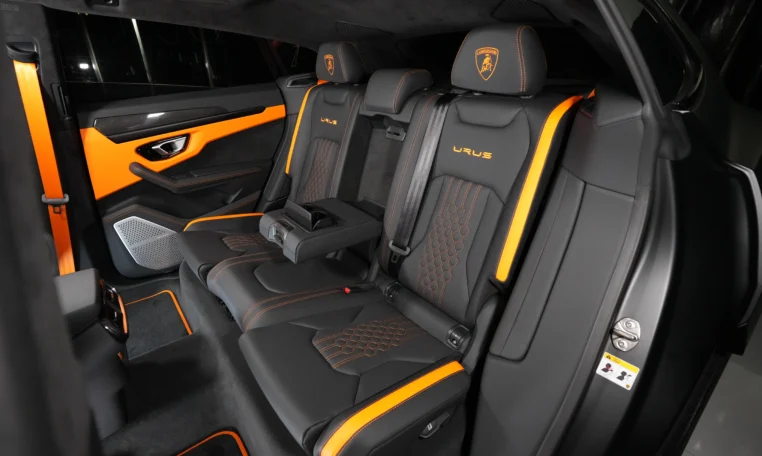 Lamborghini Urus S orange luxury car for sale at Dubai