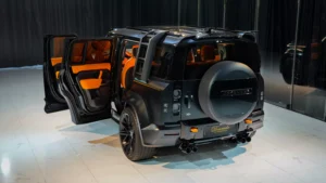 Land Rover Defender P525 Lumma CLR LD black for sale in dubai 7