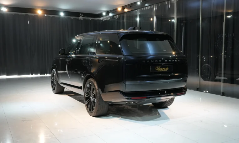 Range Rover Autobiography P530 Black and red FOR sale in Dubai
