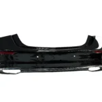 Mercedes Benz S 580 Rear Bumper Black Gloss OEM for sale in dubai 02