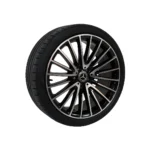 Mercedes Benz S Class 21 inch Pirelli Tyres Set Black & Chrome OEM A2234011700 for sale in dubai 05